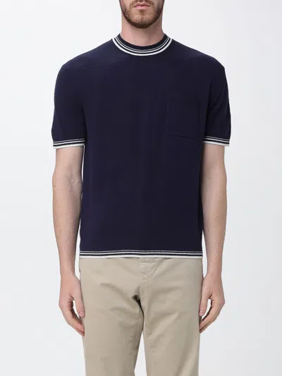 Paolo Pecora Cotton Oversized T-shirt In Blue