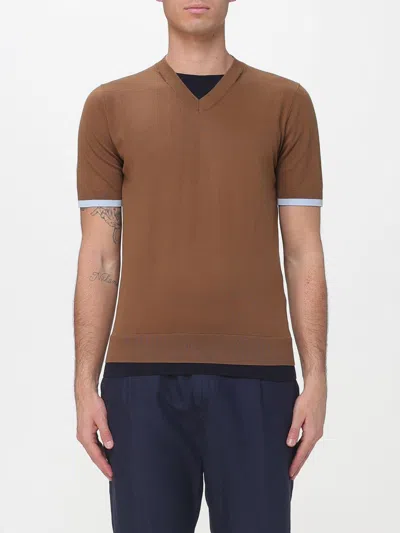 Paolo Pecora T-shirt Men  In Brown