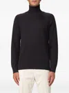 Paolo Pecora Turtle-neck Sweater In Brown
