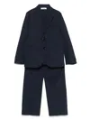 Paolo Pecora Twill Suit In Blue