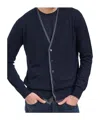 Paolo Pecora V-neck Cardigan In Black