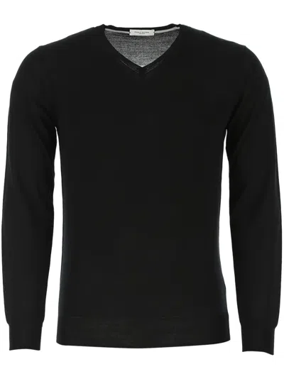 Paolo Pecora V-neck Jumper In Black