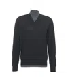 Paolo Pecora Roll-neck Wool Sweater In Black