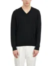 Paolo Pecora V-neck Sweater In Silk And Cotton