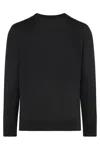 Paolo Pecora Black Sweatshirt With Classic Crew Neckline