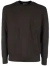 Paolo Pecora Virgin Wool Jumper In Brown