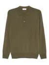 Paolo Pecora Virgin Wool Polo Shirt In Green