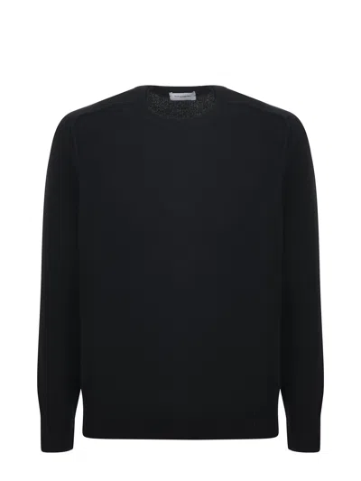 Paolo Pecora Virgin Wool Sweater In Black