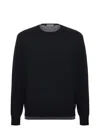 Paolo Pecora Virgin Wool Sweater In Black