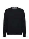 Paolo Pecora Virgin Wool Sweater In Black