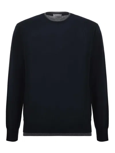 Paolo Pecora Virgin Wool Sweater In Black