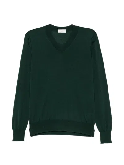 Paolo Pecora V-neck Sweater In Purple
