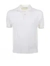 Paolo Pecora White Short-sleeved Polo Shirt In Cotton