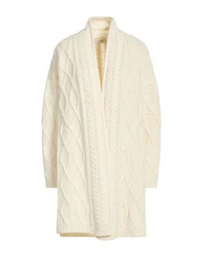 Paolo Pecora Woman Cardigan Ivory Size 6 Wool, Viscose, Polyamide, Cashmere In White