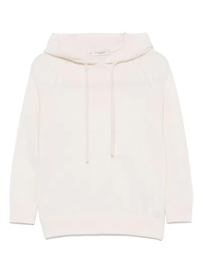 Paolo Pecora Kids' Wool Hoodie In White