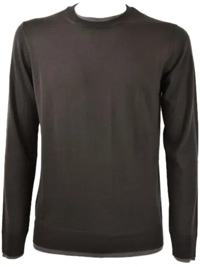 Paolo Pecora Wool Sweater In Brown