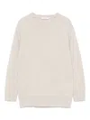 Paolo Pecora Wool Sweater In Neutrals