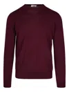 Paolo Pecora Maglia In Lana Ametista In Brown