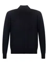 Paolo Pecora Zip-fastening Sweater In Blue