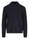 Paolo Pecora Cardigan In Lana Fumo Di Londra In Blue