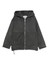 Paolo Pecora Zip-up Hoodie Jacket In Black