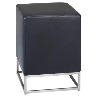 Pre-owned Paolo Piva De Sede Ds-218/15 Stool In Black Leather Upholstery By