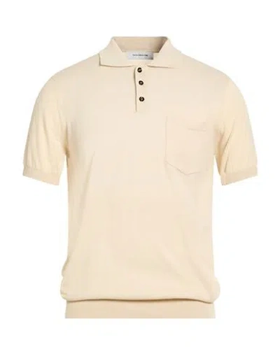 Paolo Ragazzini Man Sweater Beige Size 38 Cotton, Silk In Sand