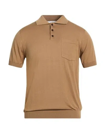 Paolo Ragazzini Man Sweater Brown Size 40 Cotton, Silk