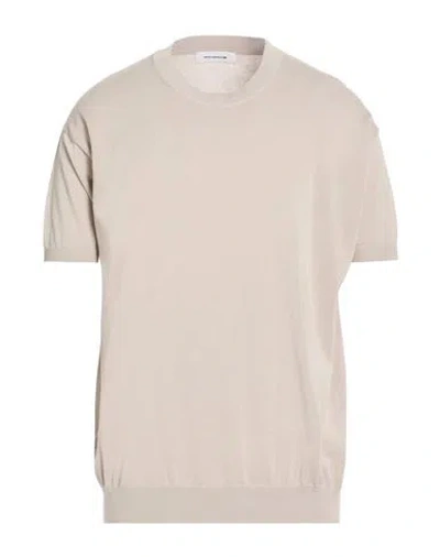 Paolo Ragazzini Man Sweater Grey Size 42 Cotton In Pink