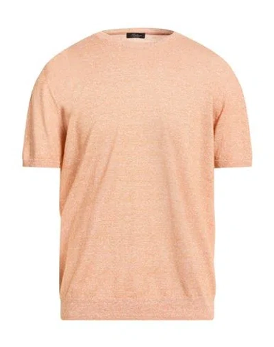 Paolo Ragazzini Man Sweater White Size 44 Cotton In Pink