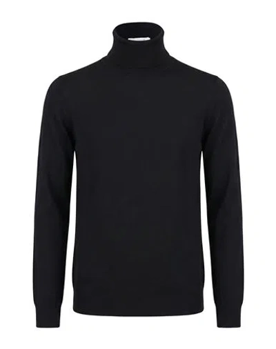 Paolo Ragazzini Man Turtleneck Black Size 38 Wool