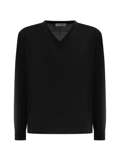 Paolo Ragazzini V-neck Sweater In Black