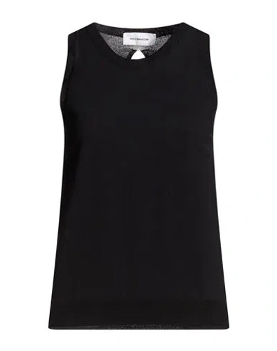 Paolo Ragazzini Woman Sweater Black Size 4 Viscose, Polyamide