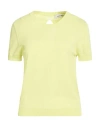 Paolo Ragazzini Woman Sweater Lime Green Size 6 Viscose, Polyamide In Green