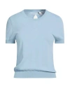 Paolo Ragazzini Woman Sweater Sky Blue Size 2 Viscose, Polyamide