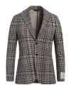 Paoloni Man Blazer Beige Size 40 Cotton, Elastane In Beige
