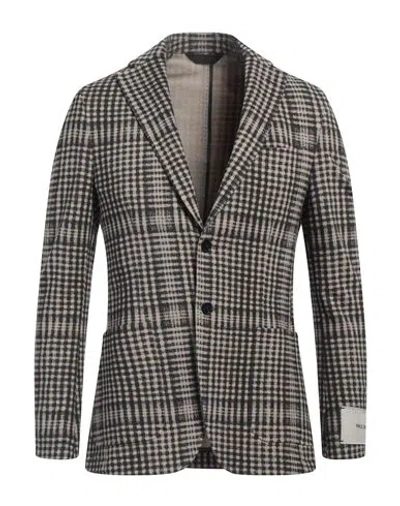 Paoloni Man Blazer Beige Size 40 Cotton, Elastane