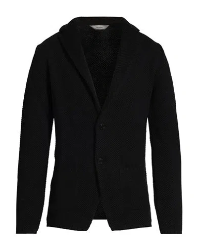 Paoloni Man Blazer Black Size 44 Acrylic, Virgin Wool