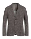 Paoloni Suit Jackets In Brown