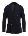Paoloni Man Blazer Midnight Blue Size 36 Wool, Polyamide