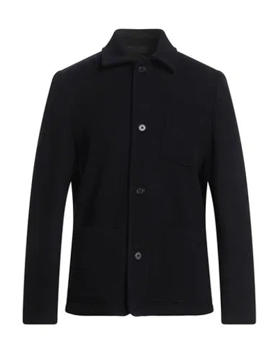 Paoloni Man Blazer Midnight Blue Size 40 Wool, Polyamide