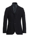Paoloni Man Blazer Midnight Blue Size 40 Virgin Wool, Paper, Polyamide In Blue