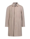 Paoloni Man Coat Sand Size 44 Wool In Pink