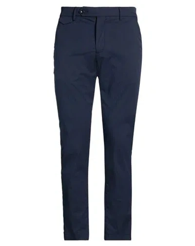 Paoloni Man Pants Midnight Blue Size 34 Cotton, Polyamide, Elastane