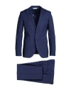 Paoloni Man Suit Navy Size 48 Virgin Wool