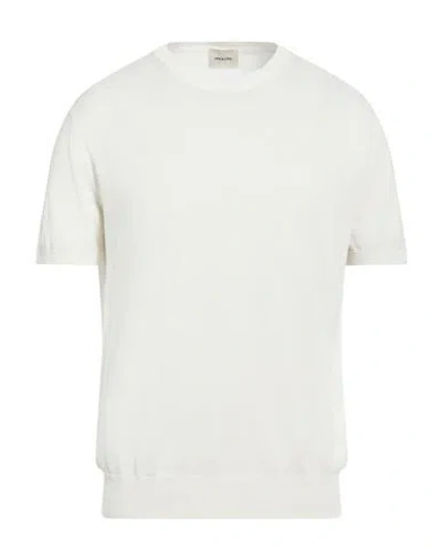 Paoloni Man Sweater Off White Size Xxl Cotton