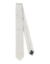 Paoloni Man Ties & Bow Ties Light Grey Size - Silk In Grey