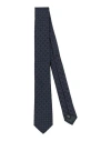 Paoloni Man Ties & Bow Ties Midnight Blue Size - Silk In Blue