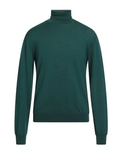 Paoloni Man Turtleneck Green Size 44 Wool