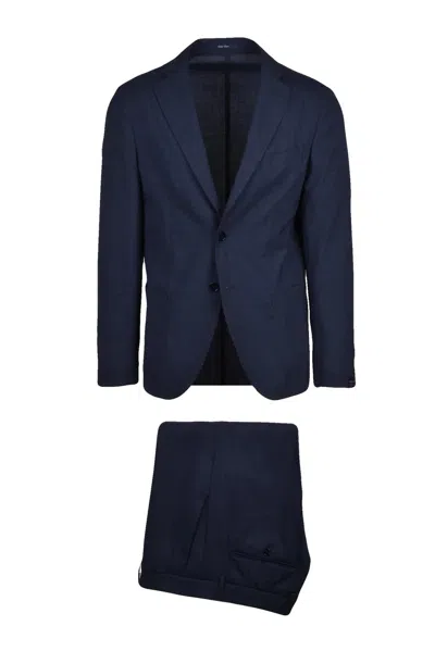 Paoloni Men's Classic Suit - Blue